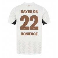 Fotballdrakt Herre Bayer Leverkusen Victor Boniface #22 Bortedrakt 2024-25 Kortermet